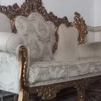مبل سلطنتی 7 نفره با میز عسلی|مبلمان خانگی و میز عسلی|پیشوا, |دیوار