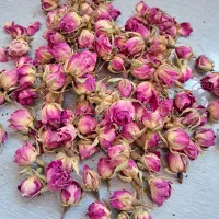 گل محمدی تازه خشک شده