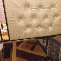 تخت دو طبقه فلزی لمسه چرمی