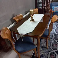 صندلی و میز ناهار خوری مدل صدفی|میز و صندلی غذاخوری|مشهد, شهرک رازی (شهرک غرب)|دیوار