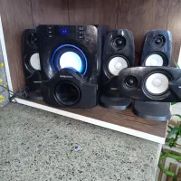 اسپیکر درجه یک بیس دار همراه ساب و۵ عدد باند|سیستم صوتی خانگی|شیراز, سلطان آباد|دیوار