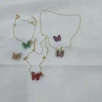 ست گردنبند گوشواره دستبند|بدلیجات|دورود, |دیوار