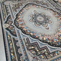 2تخته فرش 12متری1200شانه در حد نو سورمه ای فیلی