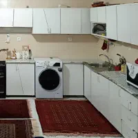 کابینت آشپزخانه کامل فلز همراه باسنگ ها وسینک گاز