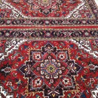 جفت فرش دستباف ۶ متری هریس تاجری اعلا و خوش رنگ