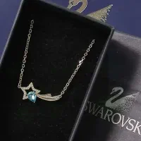 گردنبند نقره سوارسکی swarovskyبا عیار 925نقره|جواهرات|تهران, سازمان برنامه شمالی|دیوار