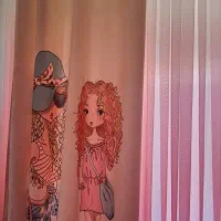 پرده زیبای دخترونه