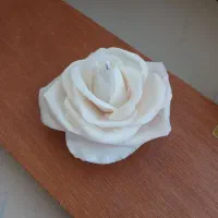 شمع دسته گل رز طبیعی قارچ توتفرنگی جا شمعی|صنایع دستی و سایر لوازم تزئینی|تهران, شهران شمالی|دیوار