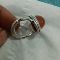 انگشترعقیق یمنی آبدارپایه شهاب قدیمی