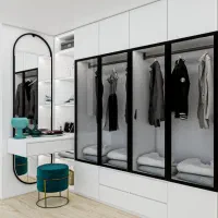 خورده کاری کابینت و کمد دیواری  لولا.برش یونیت ریل|خدمات پیشه و مهارت|قم, شاه سید علی|دیوار