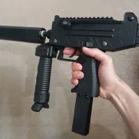 تفنگ اسلحه ایرسافت تیر ژله‌ای حرفه ای Uzi pro