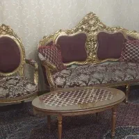 مبل استیل  بهمراه فرش|مبلمان خانگی و میز عسلی|تهران, صاحب الزمان|دیوار