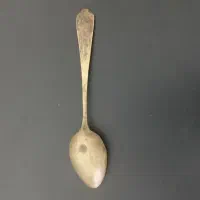 قاشق قدیمی نقره