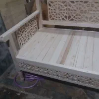 یک تخت سنتی ۲۰۰×۸۰ تمام چوب روس