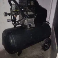 پمپ باد ۵۰ لیتری موتور ژاپن|ابزارآلات|ری, جوانمرد قصاب|دیوار
