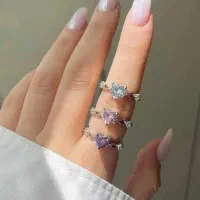 انگشتر و گردنبند های کریستالی|بدلیجات|بروجرد, |دیوار