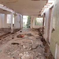 ((تخریب وگودبرداری باضایعات))