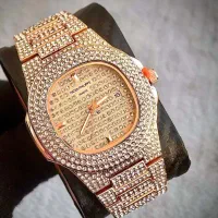 ساعت مچی فول نگین دار فوق العاده زیبا
