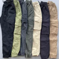 شلوار اسلش کتان ۶ جیب ۴ جیب