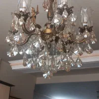 لوستر ۶شاخه برنجی کاملا نووسالم|لوستر و چراغ آویز|تهران, خلیج فارس|دیوار