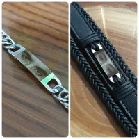 دستبند چشم یار مردانه و زنانه، (چرم و استیل)