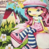 فرش طرح کودک،دخترانه،دخترتوت فرنگی