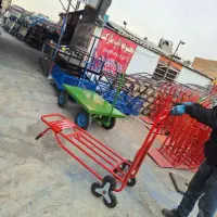 چرخ دستی ارتفاع بلنددو سه چهار گاری باربر تابلودار