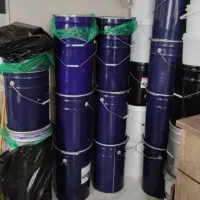 سطل فلزی 25 کیلویی درب دار و درب چفت
