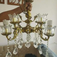 لوستر ۴شاخه و ۸ شعله