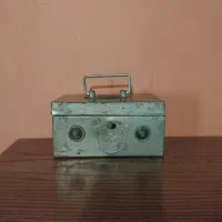 قلک فلزی جعبه قدیمی فلزی