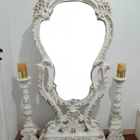 ست آینه شمعدانی آینه قدی آینه سالنی جاشمعی