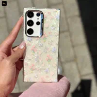 قاب یخی گلهای بهاری رنگ سفید گوشی شیائومی Note 13