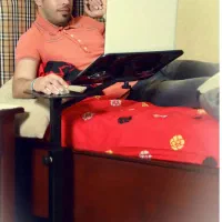 میز لب تاپ دارای فن خنک کننده|میز تحریر و کامپیوتر|خرمآباد (تنکابن), |دیوار