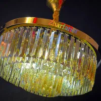 لوستر کریستالی تخت|لوستر و چراغ آویز|اصفهان, کوجان|دیوار