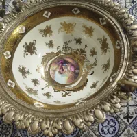 میوه خوری برنز اورجینال طرح لیلی و مجنون|ظروف سرو و پذیرایی|گلستان (تهران), |دیوار