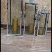 شمعدان و گلدان و سرویس قاشق چنگال