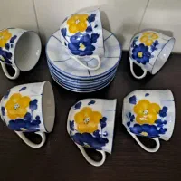 فنجون نعلبکی وبستنی خوری گل پنبه جا انگشتری|ظروف سرو و پذیرایی|تهران, ظفر|دیوار