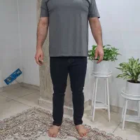 شلوار لی ذغالی نو