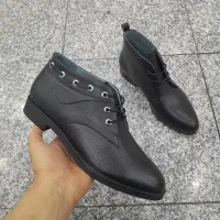 کفش محسن نیم بوت زمانه تمام چرم طبیعی کد۹۶۳