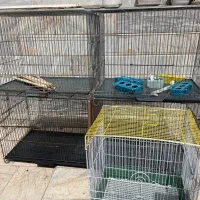 قفس/جوجه پرون/لونه/لوازم درحد نو