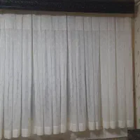 پرده حریرترک طرح دار