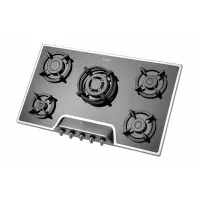 اجاق گاز استیل البرز شیشه با فریم استیل