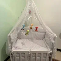 تخت گهواره کنار مادر|تخت و صندلی بچه|ساری, |دیوار