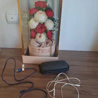 شارژرتایپ سی هندزفری وجلدعینک نو