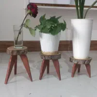 ساخت استندگل(پایهگل) و جا کلیدی چوبی|گل و گیاه طبیعی|بجنورد, |دیوار