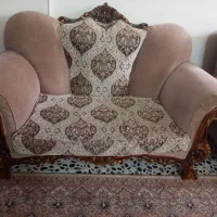 مبل ۳ نفره و مبل نیمه استیل ۷نفره در حد نو|مبلمان خانگی و میز عسلی|اصفهان, بابوکان جنوبی|دیوار