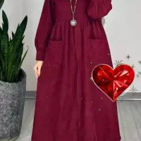 مانتو مخمل کبریتی نو