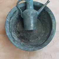 آفتابه مسی ولگن مسی عتیقه