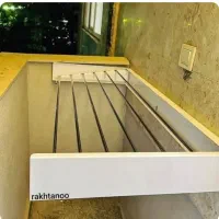 بند رخت دیواری تاشو|بندرخت و رخت‌آویز|کرمانشاه, |دیوار