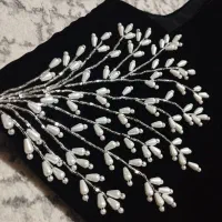 جلیقه وست مجلسی زنانه جواهر دوزی یلدایی مرواریدی|لباس|شیراز, شهرک ترکان|دیوار